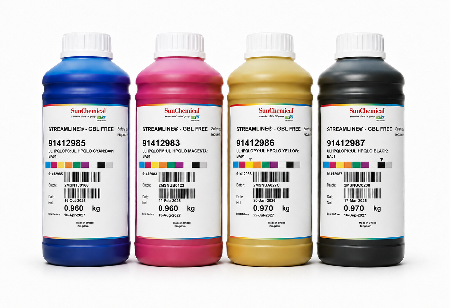 Экосольвентные чернила SunChemical Streamline Ultima HPQLO